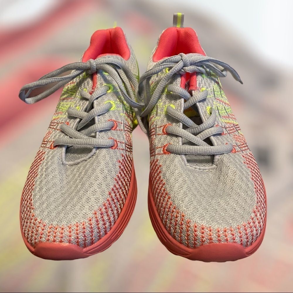 Omega Walk Hot Pink Yellow Sneakers 7 — image 2 of 6